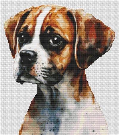 (image for) Watercolor Boxer